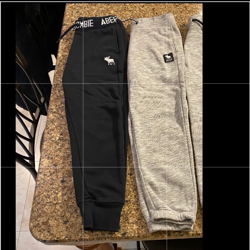 Abercrombie Kids Joggers (2 pairs) size 7/8 - Great Cond!
